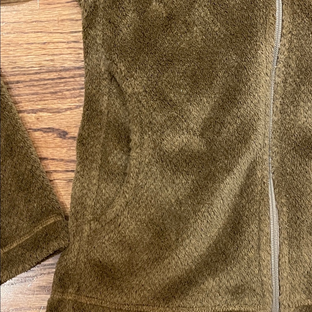 Patagonia Women's Fleece Pullover Tan Brown Kanga Pocket woman’s size M - Picture 11 of 16